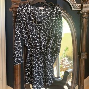 Loft Petites Short Romper with Pockets.